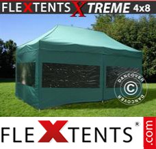 Reklamtält FleXtents Xtreme 4x8m Grön, inkl. 6 sidor